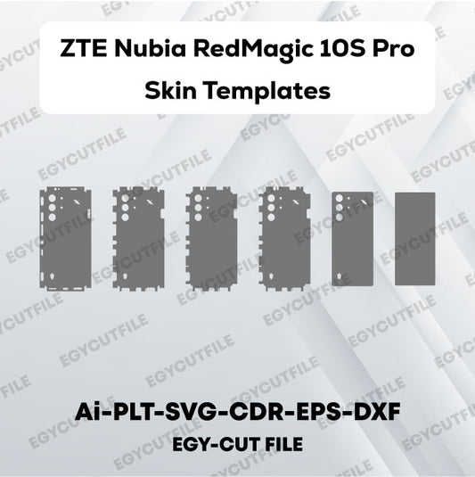 ZTE Nubia RedMagic 10s Pro Vector Skin Cut Files