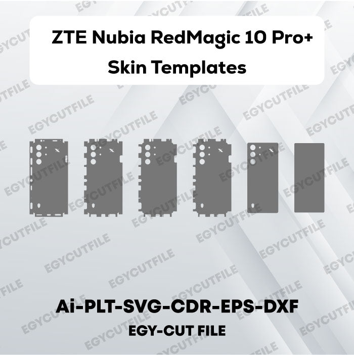 ZTE Nubia RedMagic 10s Pro+ Vector Skin Cut Files