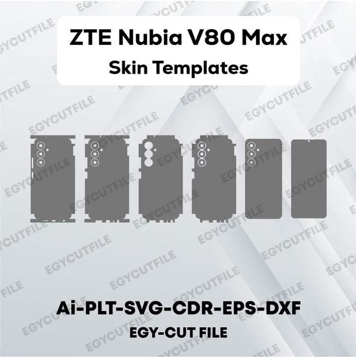 ZTE Nubia V80 Max Vector Skin Cut Files
