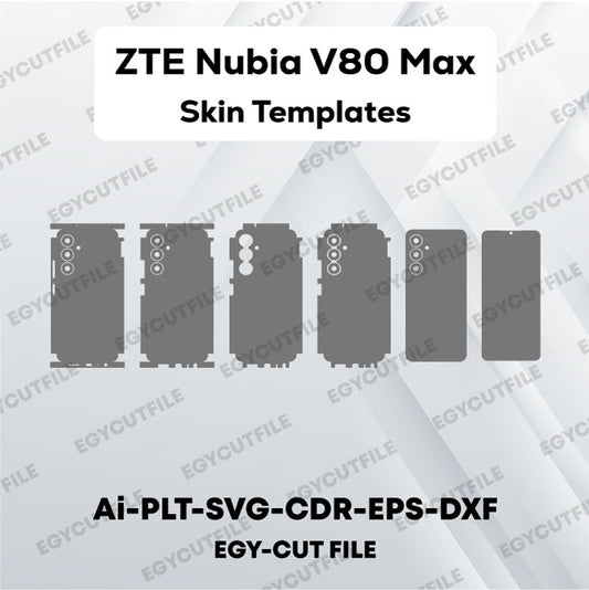ZTE Nubia V80 Max Vector Skin Cut Files