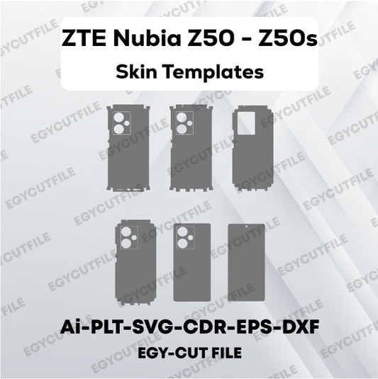 ZTE nubia Z50 -ZTE nubia Z50s Vector Skin Cut Files