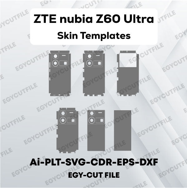 ZTE nubia Z60 Ultra Vector Skin Cut Files – EGY CUTFILE