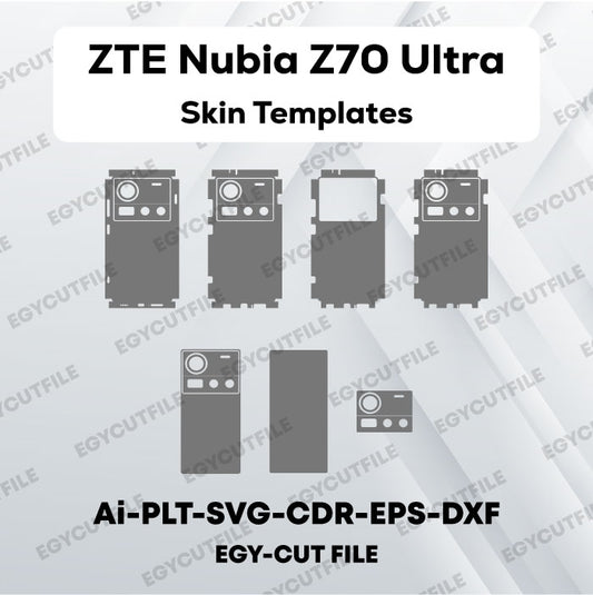 ZTE nubia Z70 Ultra Vector Skin Cut Files