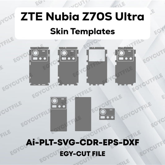 ZTE Nubia Z70S Ultra Vector Skin Cut Files