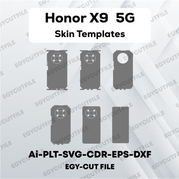 Honor X9 5G Vecctor Skin Cut FIles