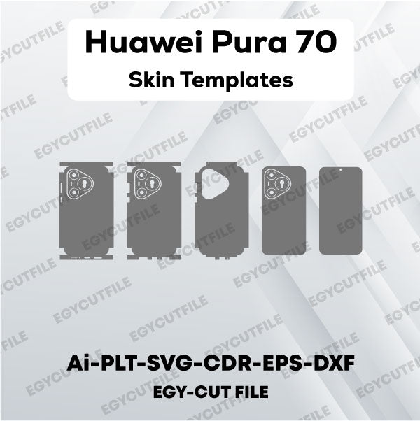 Huawei Pura 70 Vector Skin Cut Files