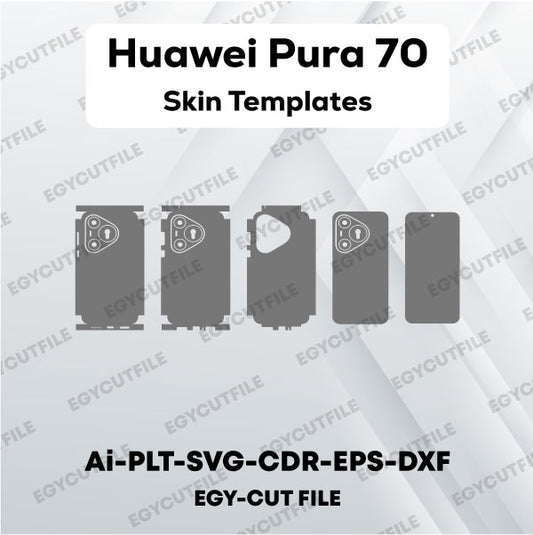 Huawei Pura 70 Vector Skin Cut Files