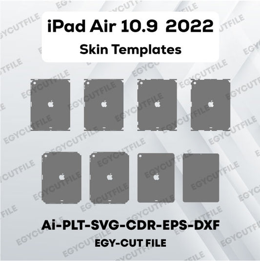 iPad Air 10.9 (2022) Vector Skin Cut Files