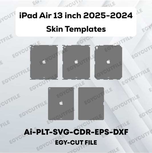 iPad Air 13 inch 2024-2025 Vector Skin Cut Files