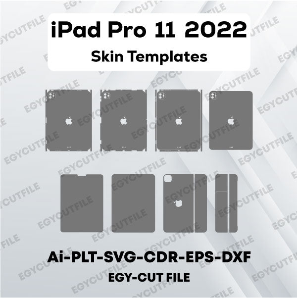 iPad Pro 11 2022 Vector Skin Cut Files