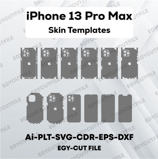 iPhone 13 Pro Max Vector Skin Cut Files