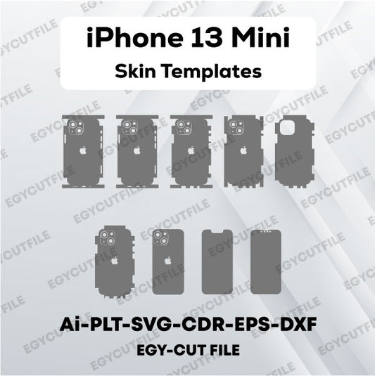 iPhone 13 mini Vector Skin Cut Files