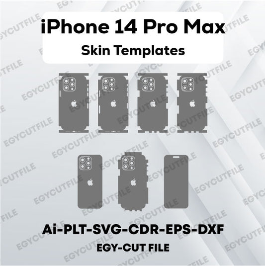 iPhone 14 Pro Max Vector Skin Cut Files