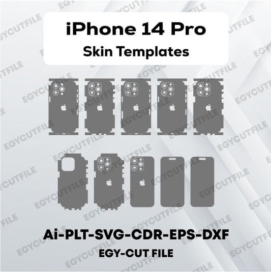 iPhone 14 Pro Vector Skin Cut Files