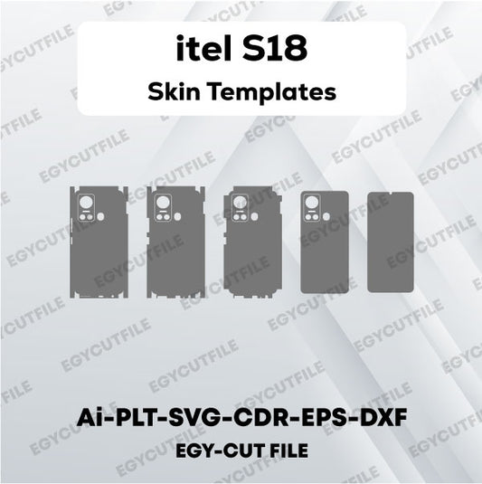 itel S18 Vector Skin Cut Files
