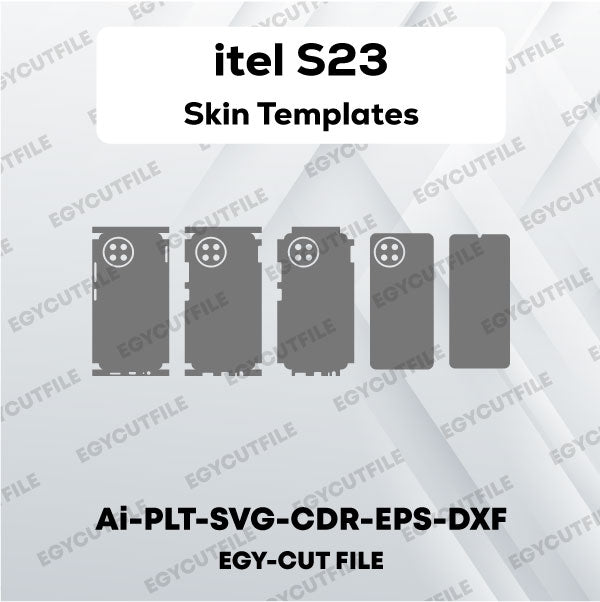 itel S23 Vector Skin Cut Files