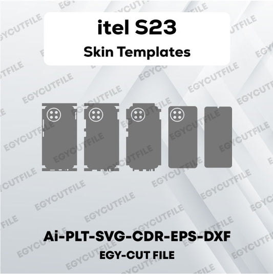 itel S23 Vector Skin Cut Files
