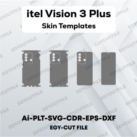 itel Vision 3 Plus Vector Skin Cut Files