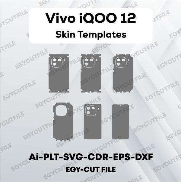 Vivo iQOO 12 Vector Skin Cut Files