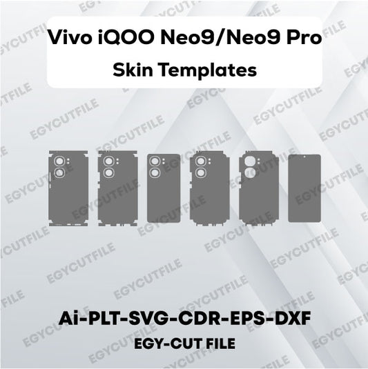 Vivo iQOO Neo9 Pro - Vivo iQOO Neo9 Vector Skin Cut Files