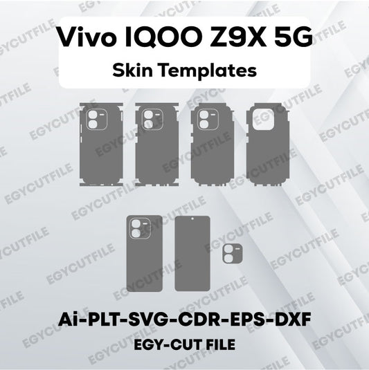 Vivo IQOO Z9X 5G  Vector Skin Cut Files