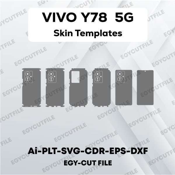 VIVO Y78 5G Vector Skin Cut Files